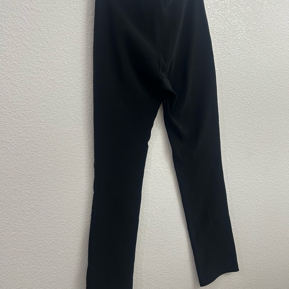 Equestrian Ribbed Classic Black Pants Small Riding